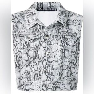 Alexander wang cropped vest